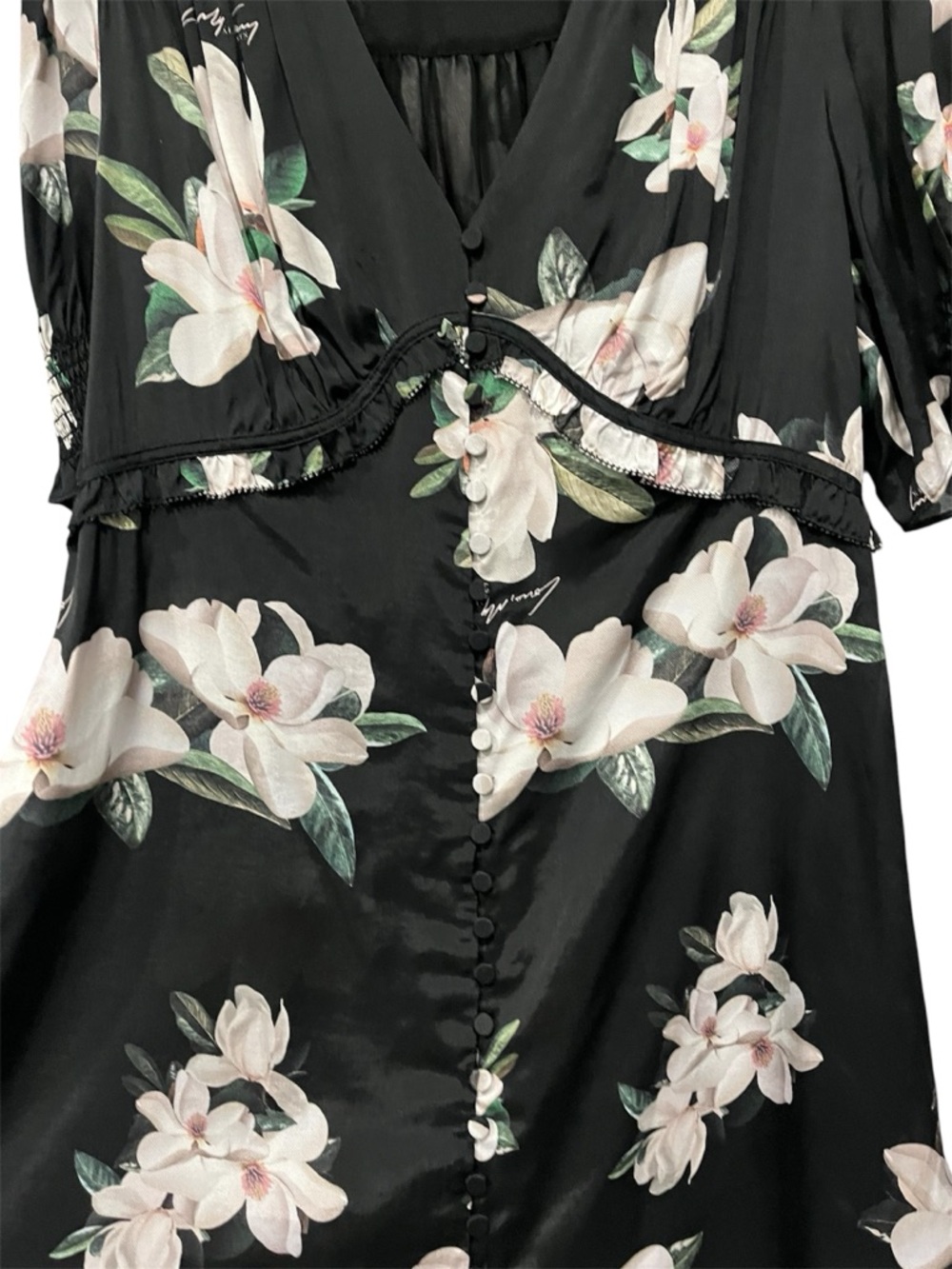 ALL SAINTS DEMI ALESSANDRA MINI FLORAL PRINT DRESS - Picture 8 of 10